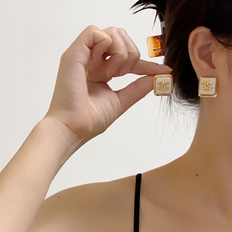 Ch*el earrings